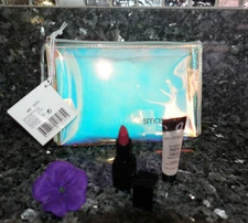 smashbox photo finish smooth & blur primer + be legendary lipstick + makeup bag