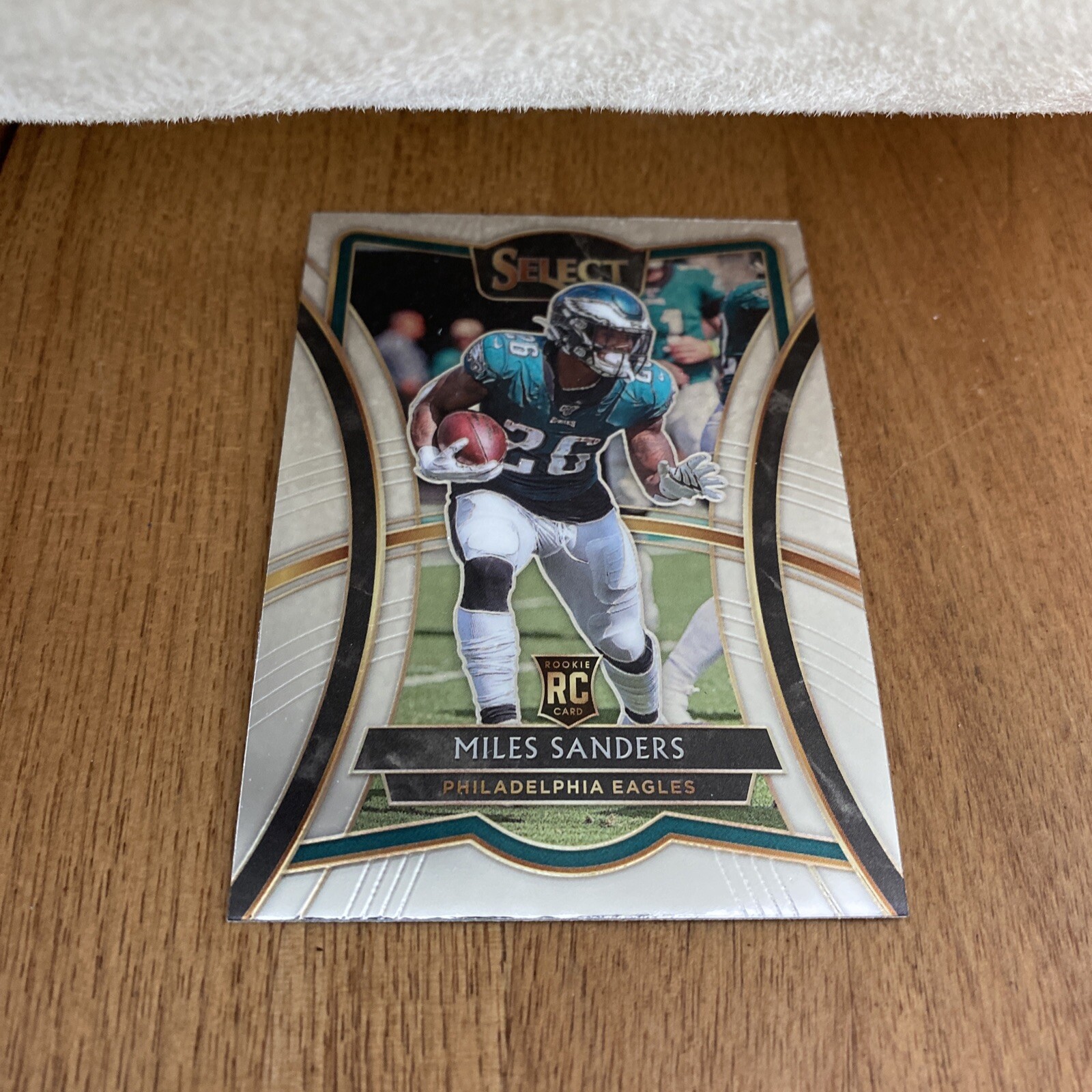 2019 SELECT #102 MILES SANDERS PREMIER LEVEL ROOKIE RC EAGLES / PANTHERS