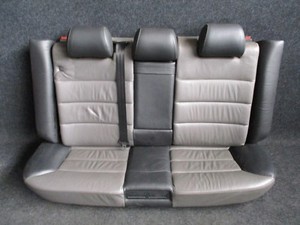 LEDER Rücksitzbank Rückbank Audi A6 4BH Allroad Ausstattung schwarz grau