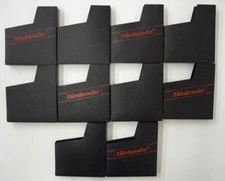 Nintendo NES Lot Of 10 Black Dust Covers