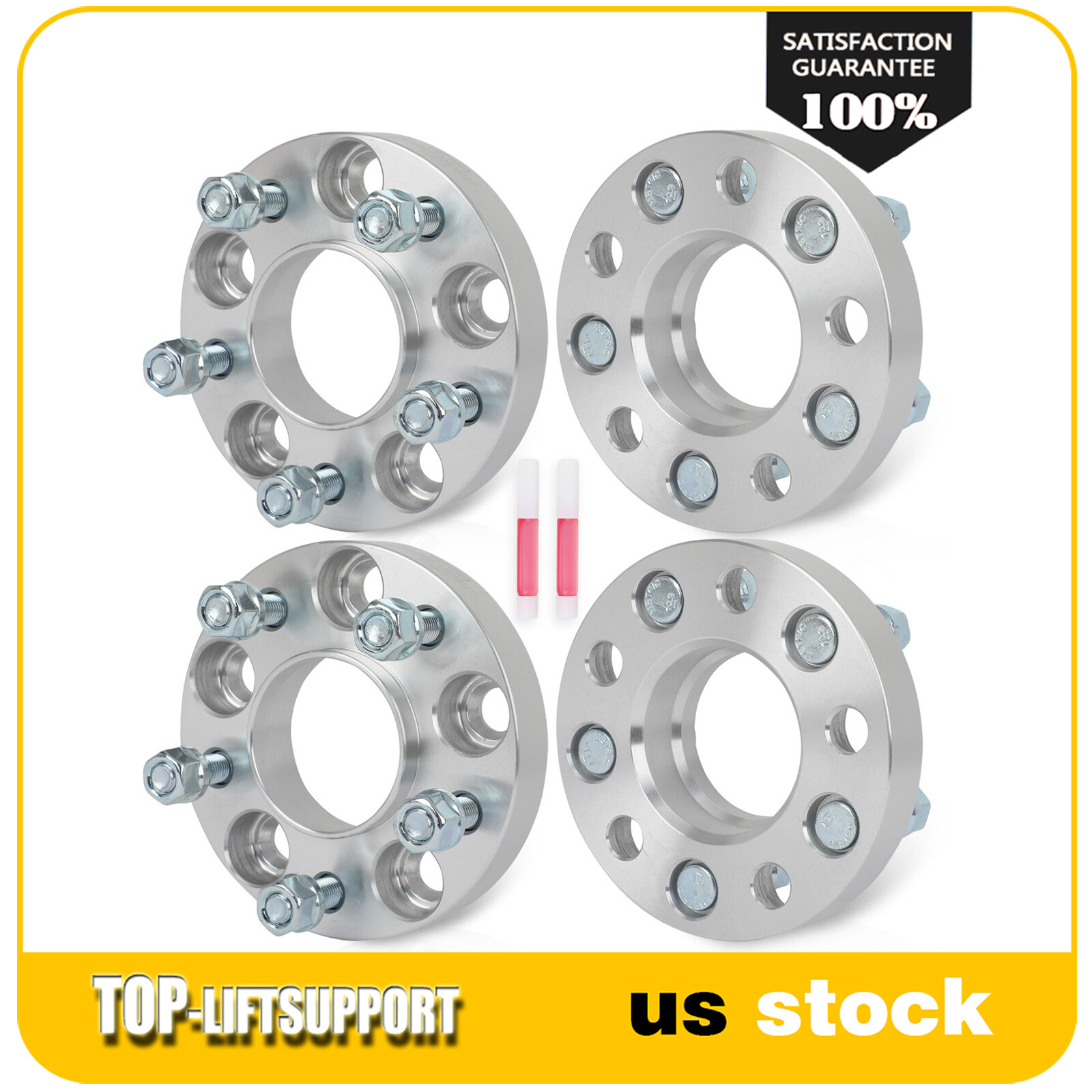 4x 1 nch 5x115 Wheel Spacers Hub Centrc M12x1.5 For Chevrolet Malbu 2016-2023 | eBay