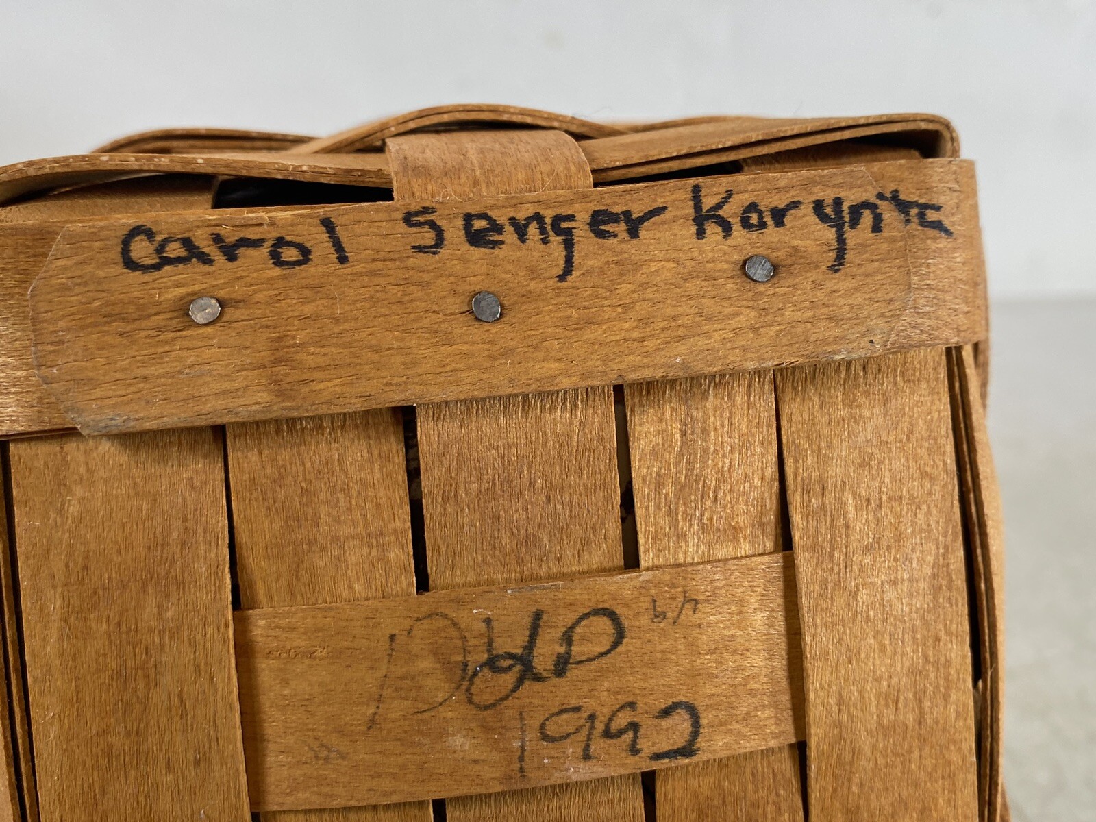 New Longaberger 1992 1993 Inaugural Basket 12F1