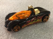1998 Hot Wheels Volcano Blowout Blasters Power Pipes Black Loose