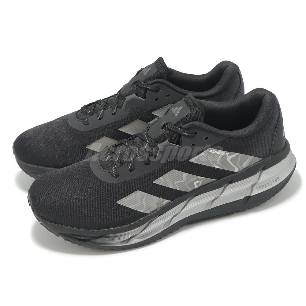 adidas Adistar 3 Core Black Reflective Silver Men Road Running Shoes ID6171