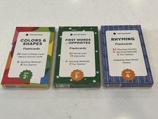 THINK TANK Scholar Flashcards Colors/Shapes, First Words/Opposites, Rhyming. NEW