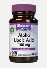 Bluebonnet Alpha Lipoic Acid 100mg 30 Capsule...