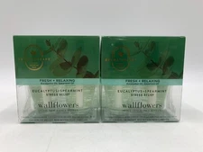 Bath & Body Works Eucalyptus & Spearmint Wallflowers Refill S/4 Bulbs #911L