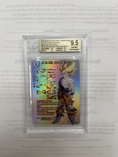Dragon Ball Super Card Game Masters SS Son Goku Ground-Shaking Fury Holo BGS 9.5