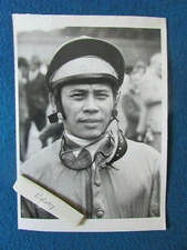 Original Horse Racing Press Photo - 8.5"x6" - Jockey - David Cheng - 1972