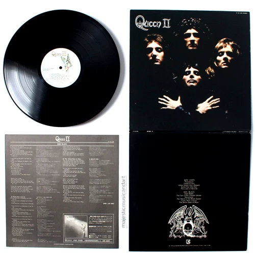 VINTAGE VINYL GATEFOLD COVER JAPAN QUEEN II 1974 LP EX FREDDIE MERCURY