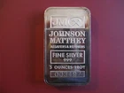 5 oz TD Bank Johnson Matthey JM 999 Fine Silver Bar - Mintage 1000