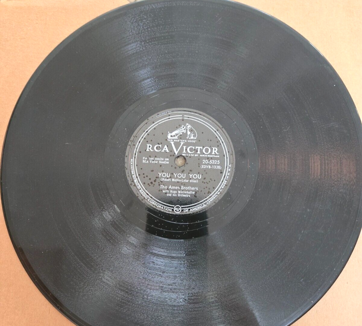 スロウ・ダウン・ユア・アームズ Ames Brothers - You You You/Once Upon A Time RCA Victor 78 RPM