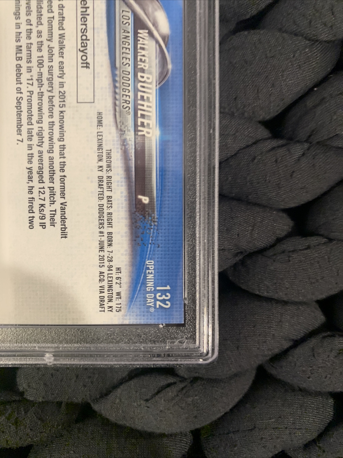 2018 Topps Baseball #132 Walker Buehler Rookie Card RC PSA 10 Gem Mint Pop 43 view 23