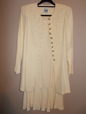 R M Richards Womens Size 8 Mother of the Bride Dress Peach