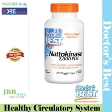 Doctor's Best, Nattokinase, 2,000 FUs, 270 Veggie Caps