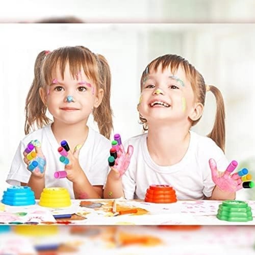 1-40pcs Finger Sponge Daubers for Face Paint Painting Chalk Ink Card Making Draw - Picture 14 of 30