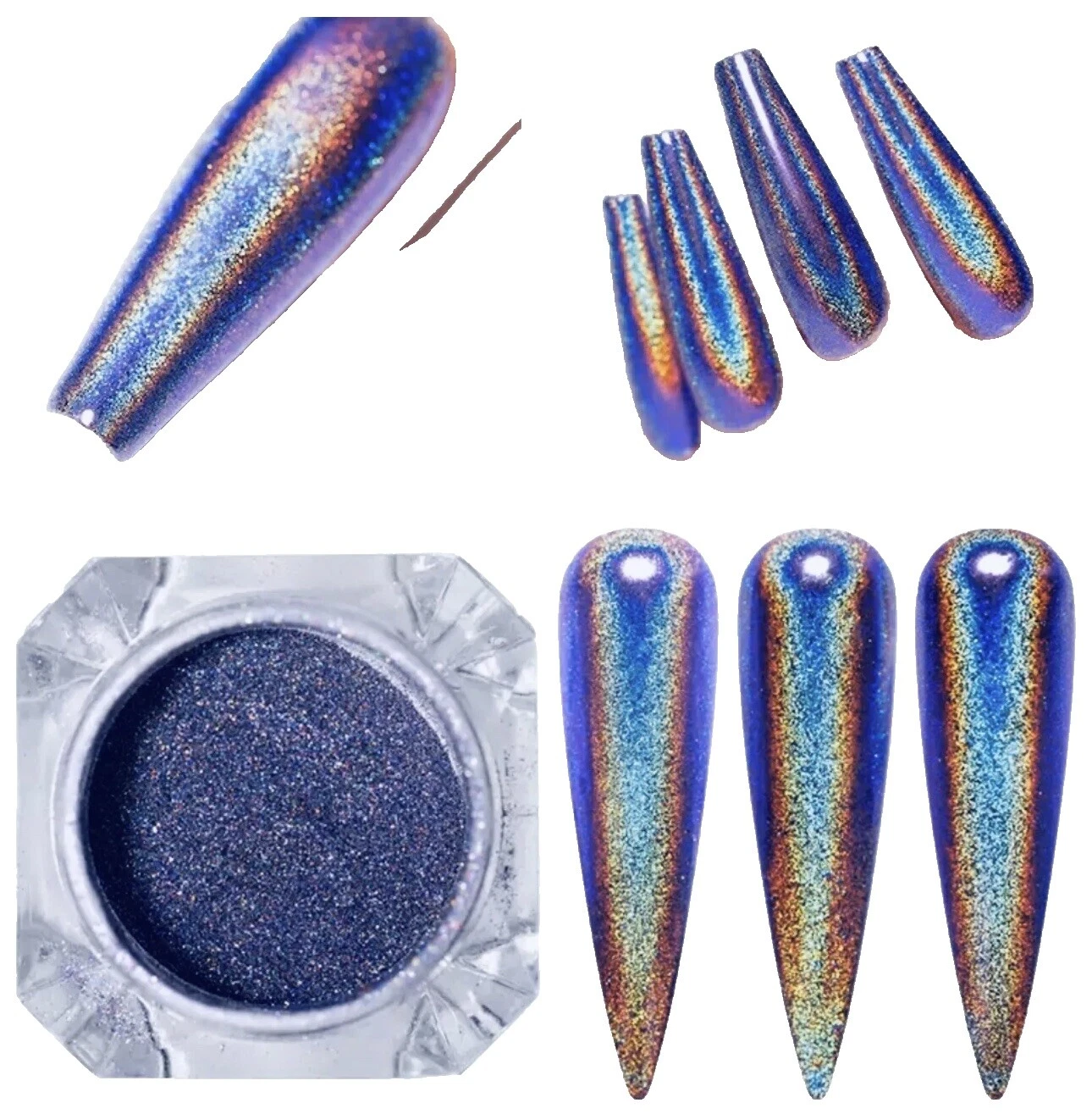 Resin Holographic Nail Art Tools