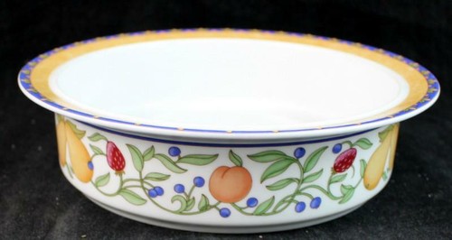 Dansk FIANCE FRUITS Round Vegetable Bowl 9 1/4" diameter GREAT CONDITION