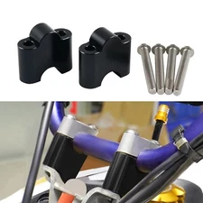 For YAMAHA RAPTOR 700R YFM700 R Handlebar Riser Mounting Clamps 2013-2024 Black