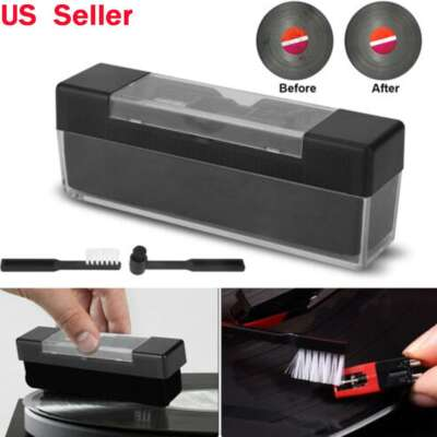 #ad 3 in1 Vinyl Record Cleaning Brush Set Stylus Velvet Anti static Cleaner Tool Kit $6.65