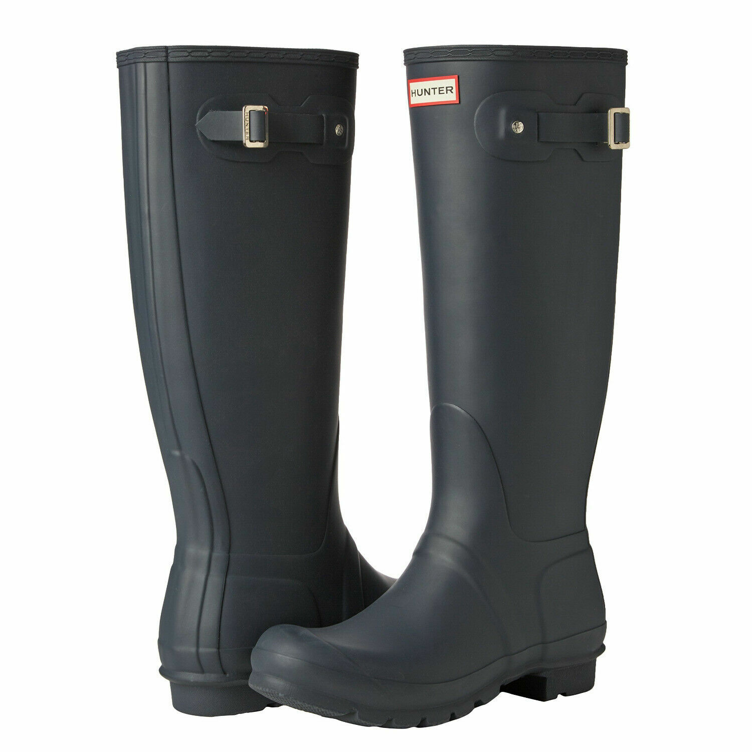 mens black hunter wellies size 10