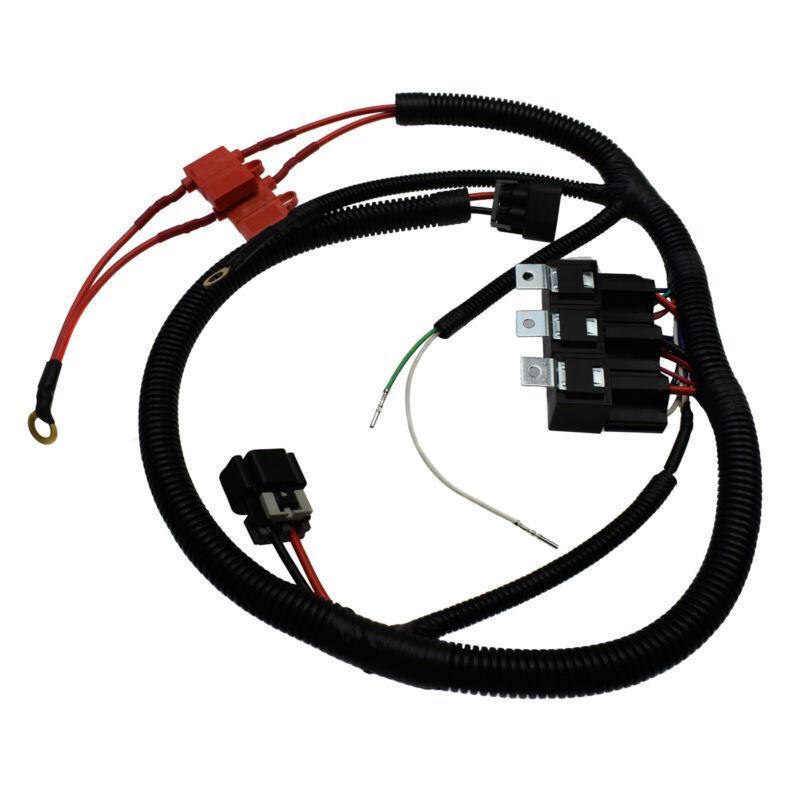 Dual Electric Fan Upgrade Wiring Harnes Plug For GMC Sierra Chevrolet