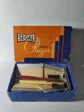 Vintage Segal "Unitary" Double-Edge Safety Razor Set Box United States