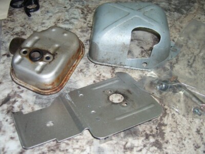 Mantis honda engine gx22 4 stroke  MODEL ONLY muffler garden tiller part