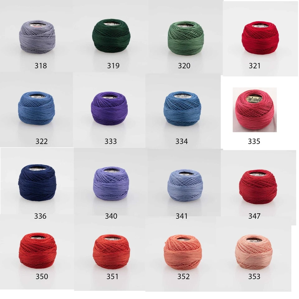 Dmc Pearl Cotton Balls Size 8, Perle Cotton Balls, Cross Stitch Needlework - Image 3 of 4