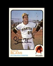 Steve Blass Signed Original 1973 Topps Pittsburgh Pirates Autograph