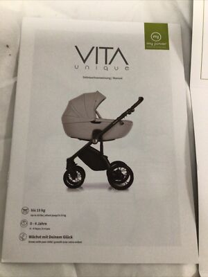 MY JUNIOR VITA UNIQUE 2 KOMBIKINDERWAGEN (2IN1 SET) CHAI LATTE