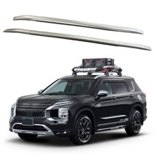2pcs Roof Rack Rails Fits For Mitsubishi Outlander 2022-2025 Luggage Canoe Bars