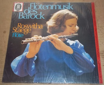 Roswitha Staege BAROQUE FLUTE MUSIC - Odeon 1C 057-30 680 SEALED