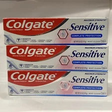 3 X Colgate Sensitive Complete ProtectionToothpaste - 6oz READ DESCRIPT