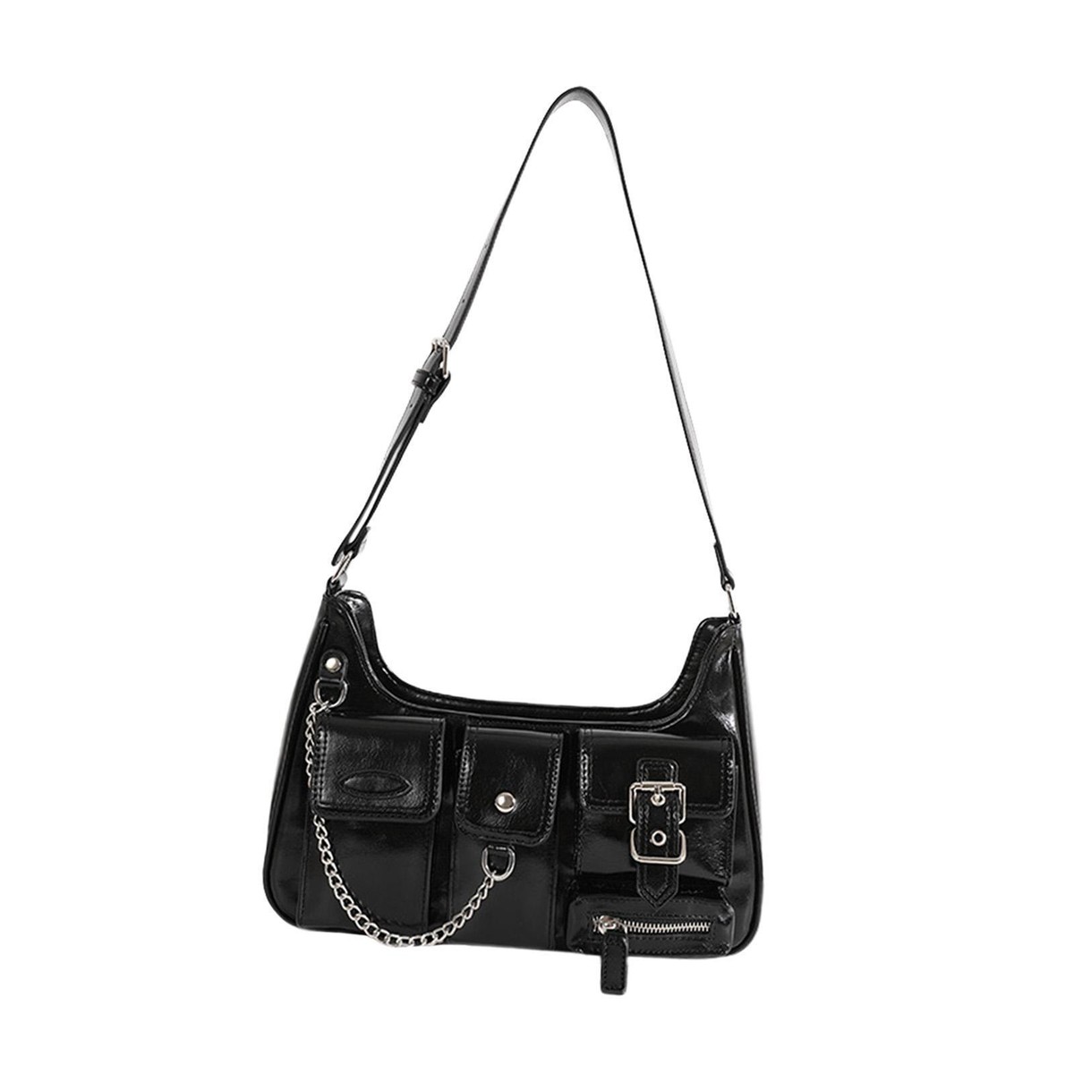 Sac Nylon Imperméable Sac Bandoulière Femme Yuson Girl - Nylon PU Vintage Mini Sac Mode Y2K Sac Bandoulière Imperméable Daily