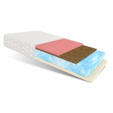 Matratze 120x200 ERGO H2/H4 Visco Memory Schaum Latex Kokos BioFoam JERSEY 22 cm