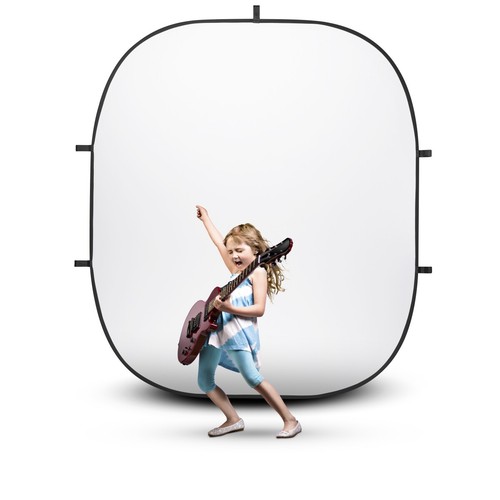 Walimex pro 2in1 Falthintergrund s/w 200x230cm - Photo 7/7