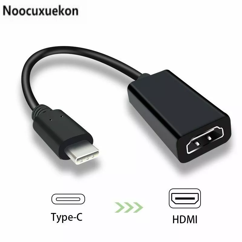 Dongle USB macho + USB hembra a HDMI macho 1080P Adaptador de cables HDMI