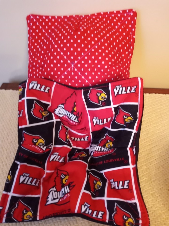 Fabric Microwave Bowl COSY Quilted Reversible Cotton Louisville Cards