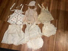 Vintage Antique Lot Of 8 Baby Kids Clothes 1-2 Years Prairie Cottage