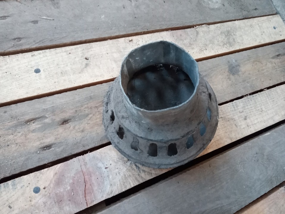 Vintage Antique Lead Cowl Waste Pipe Terminal Soil Pipe Air Vent Cap