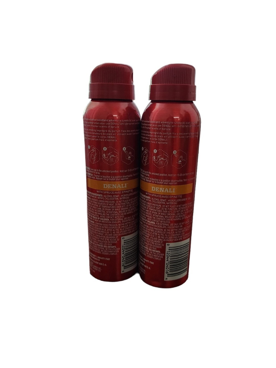 Old Spice Denali re Fresh Denali Spruce Body Spray 4 oz lot x 3
