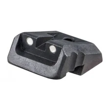 1911 Rear Sight  White Dot Rear Fixed Sight (STD DOVETAIL)