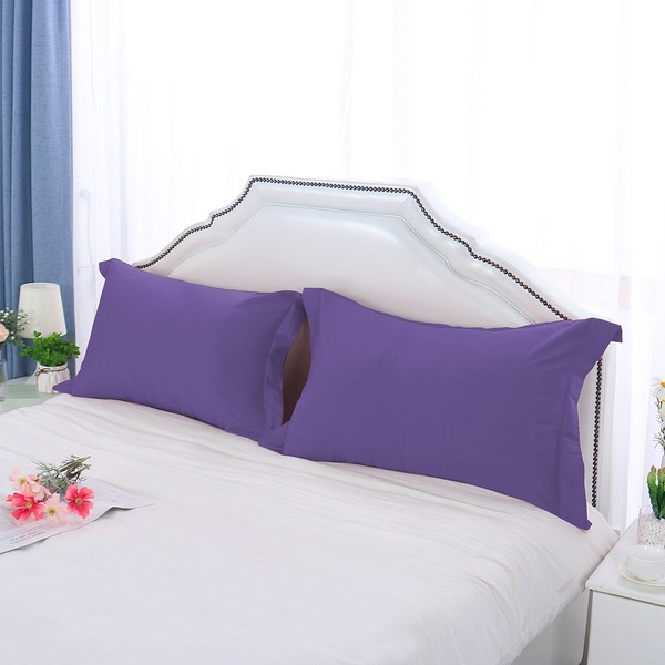 Oxford Pillow Shams Oxford 300 Thread Count Pillowcases Lavender Set of