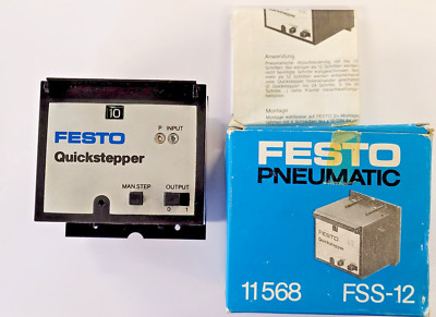 FESTO FSS-12 11568 Quickstepper - TOP - worldwide shipping, RECHNUNG