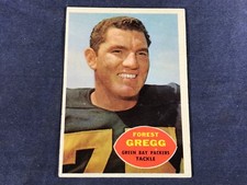 O4-82 FOOTBALL CARD - FOREST GREGG GREEN BAY PACKERS - 1960 TOPPS - CARD #56