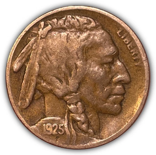 1925-S Buffalo Nickel Very Fine VF Coin #23323