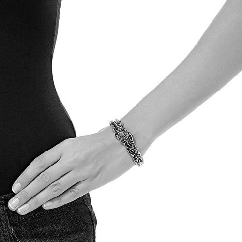 House of Harlow 1960 Silver plated rocky mountain cuff bracelet NWT $110 - Picture 2 of 6