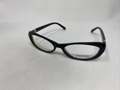 PRIMA P103 50/16/135 GLOSSY BLACK EYEGLASSES FRAME R306