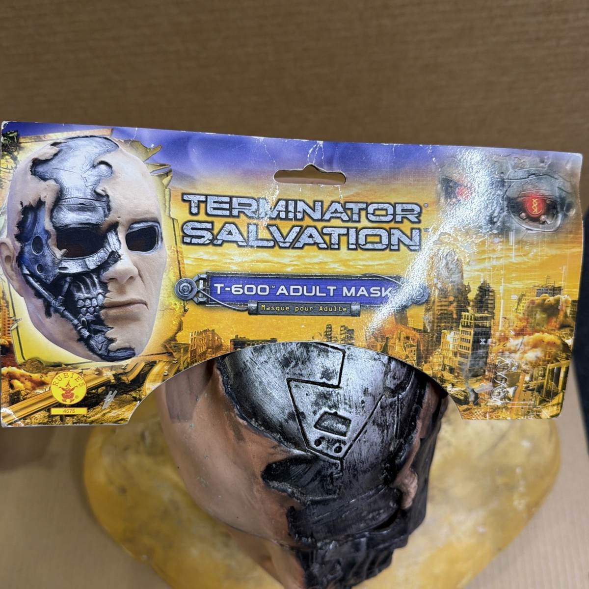 TERMINATOR SALVATION T-600 ターミネーター マスク TERMINATOR SALVATION T-600 1/2 VINYL ADULT MASK NEW WITH TAGS